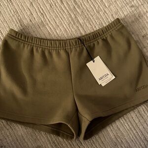 Aritzia Women's Taupe Lo-Rise Shorts